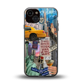 newyorker back phone cover | glass case for iphone 13
