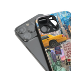 newyorker back phone cover | glass case for iphone 13 pro