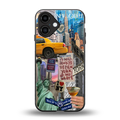 newyorker back phone cover | glass case for iphone 16