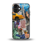 newyorker back phone cover | glass case for iphone 16