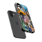 newyorker back phone cover | glass case for iphone 16