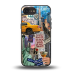 newyorker back phone cover | glass case for iphone 16e