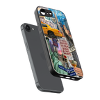 newyorker back phone cover | glass case for iphone 16e