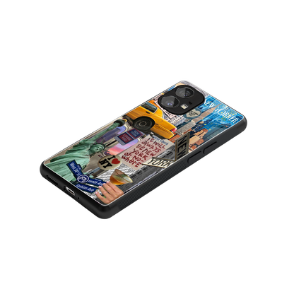 newyorker back phone cover | glass case for nothing phone 1