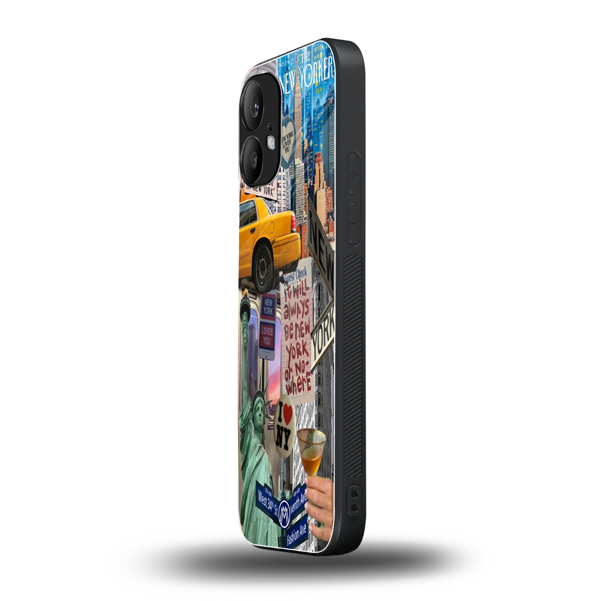 newyorker back phone cover | glass case for nothing phone 2