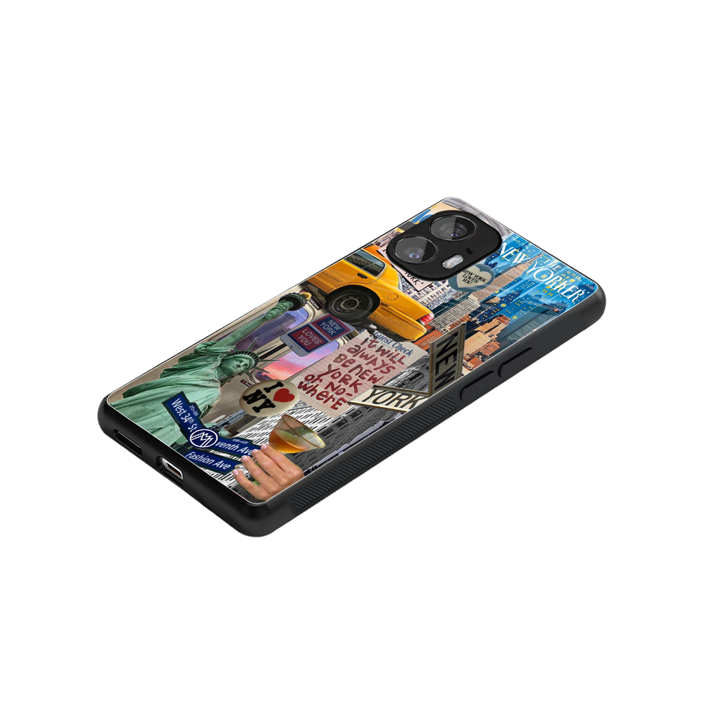 newyorker back phone cover | glass case for nothing phone 2