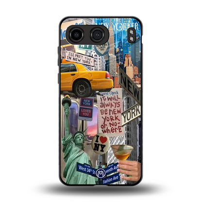 newyorker back phone cover | glass case for oneplus nord 4