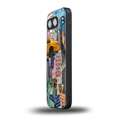 newyorker back phone cover | glass case for oneplus nord 4