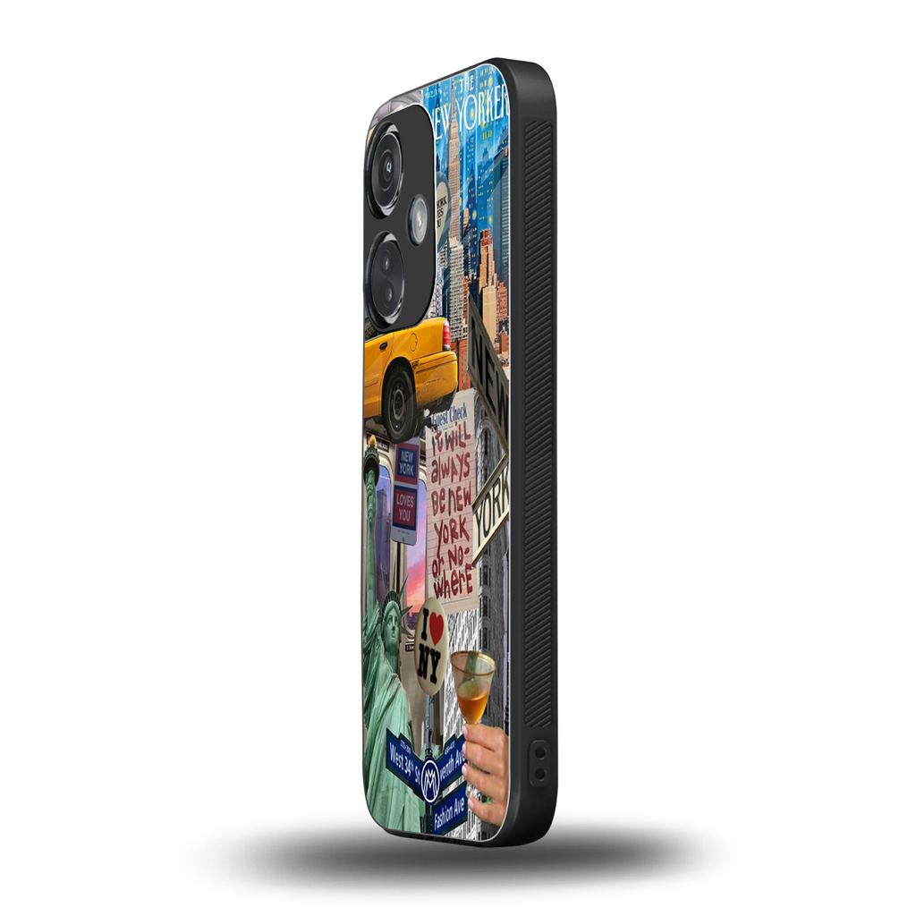 newyorker back phone cover | glass case for oneplus nord ce 3