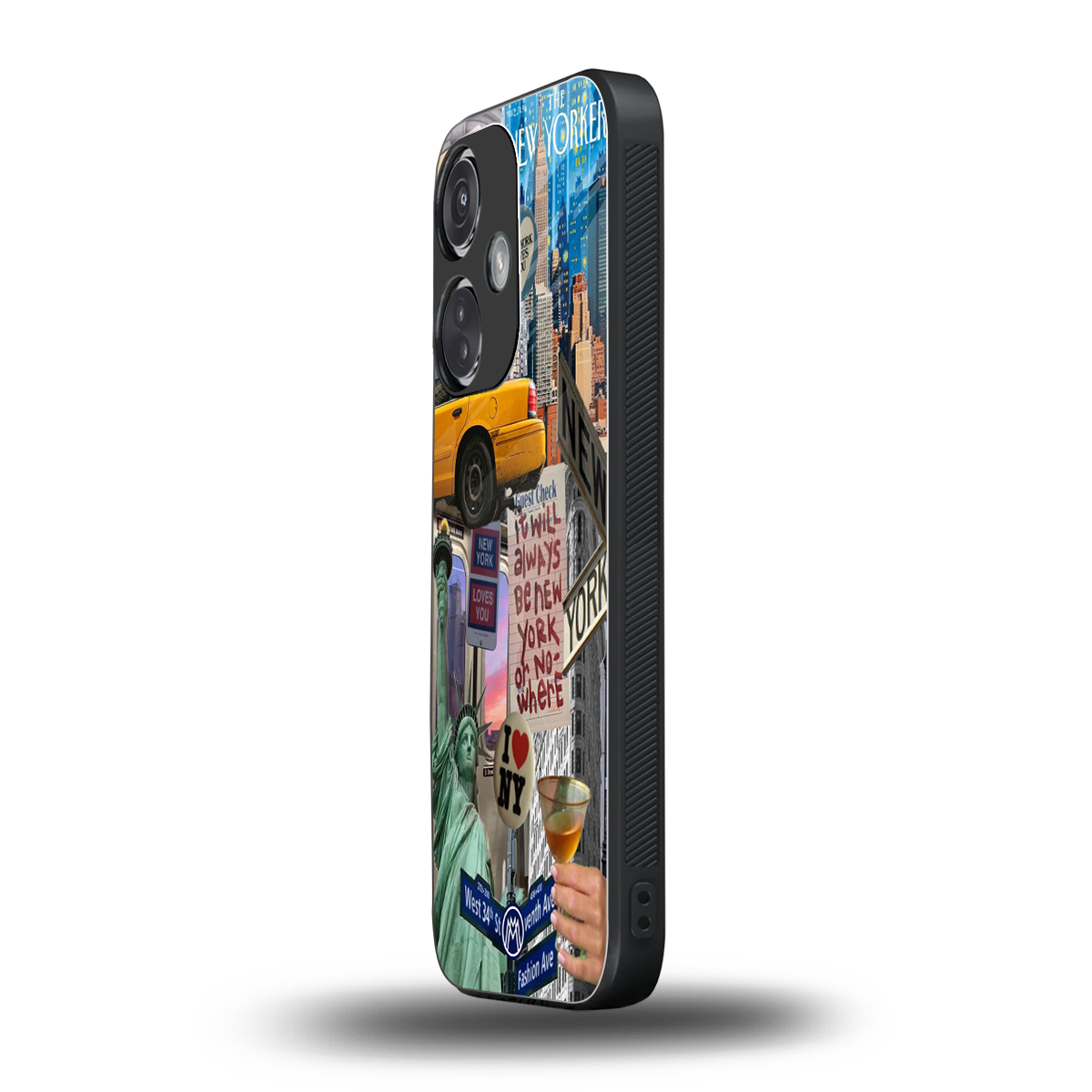 newyorker back phone cover | glass case for oneplus nord ce 3