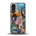 newyorker back phone cover | glass case for oneplus nord ce 4 lite