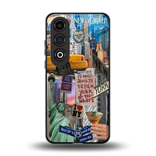 newyorker back phone cover | glass case for oneplus nord ce 4