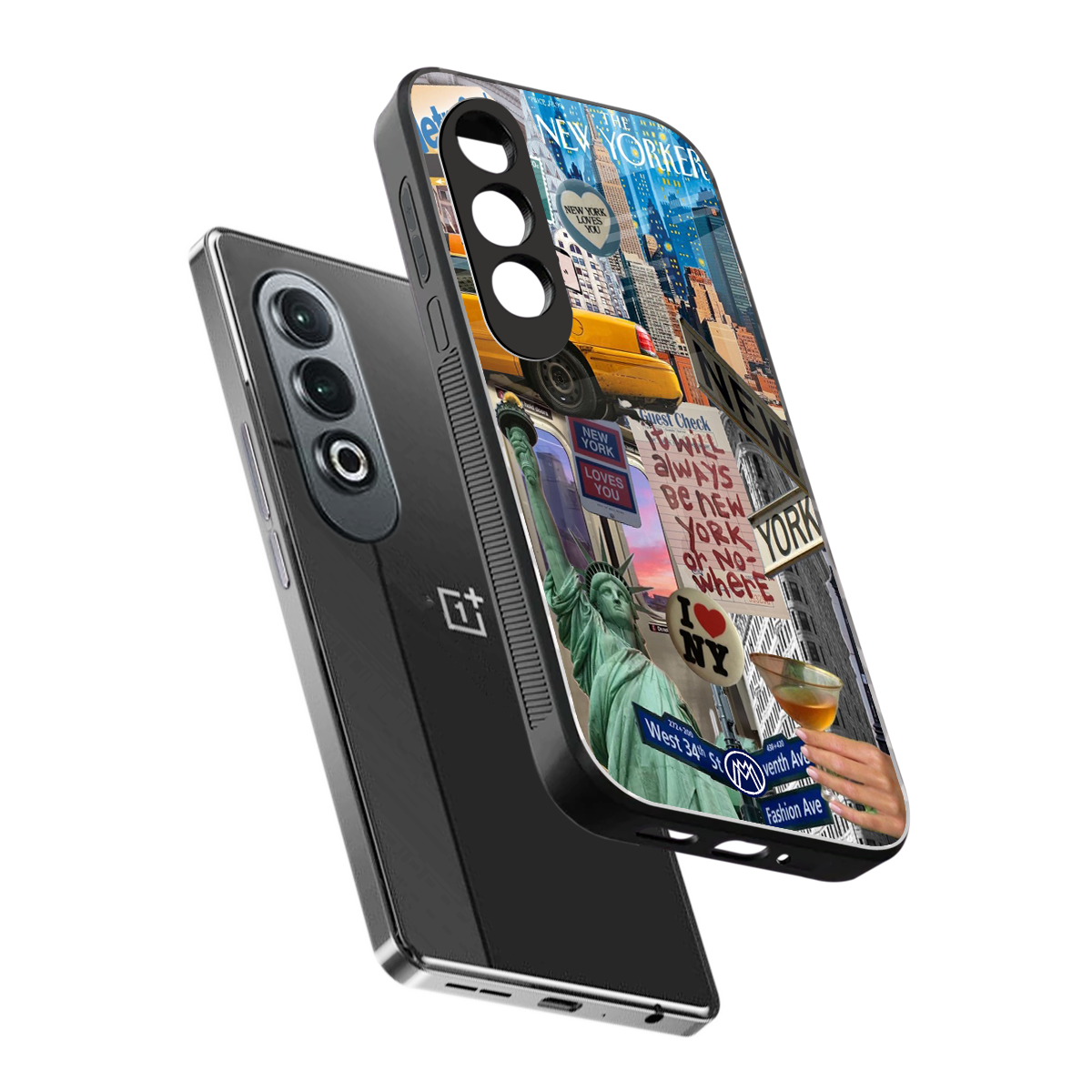 newyorker back phone cover | glass case for oneplus nord ce 4
