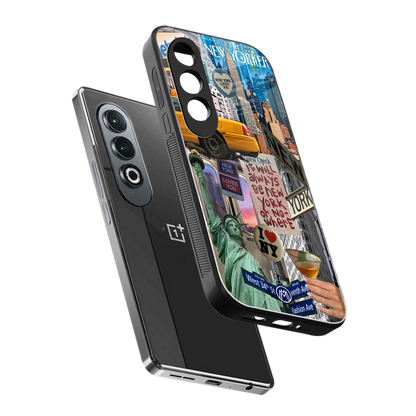 newyorker back phone cover | glass case for oneplus nord ce 4