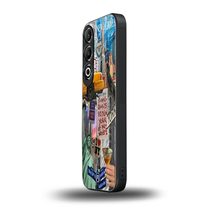 newyorker back phone cover | glass case for oneplus nord ce 4