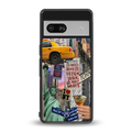 newyorker back phone cover | glass case for Google Pixel 7