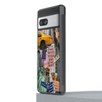 newyorker back phone cover | glass case for Google Pixel 7A