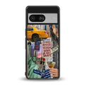 newyorker back phone cover | glass case for Google Pixel 8