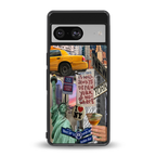 newyorker back phone cover | glass case for Google Pixel 8