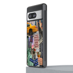newyorker back phone cover | glass case for Google Pixel 8