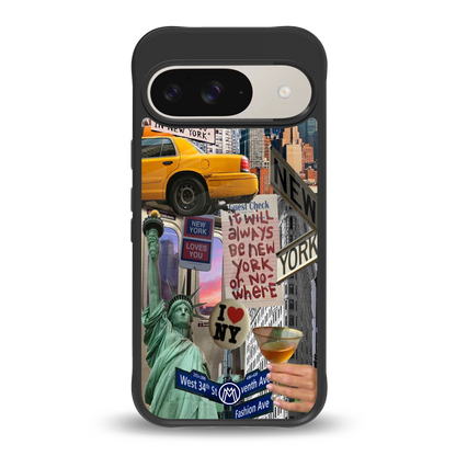 newyorker back phone cover | glass case for google pixel 9