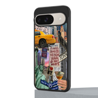 newyorker back phone cover | glass case for google pixel 9