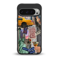 newyorker back phone cover | glass case for google pixel 9 pro