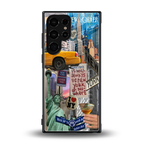 newyorker back phone cover | glass case for samsung galaxy s23 ultra