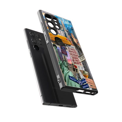 newyorker back phone cover | glass case for samsung galaxy s23 ultra