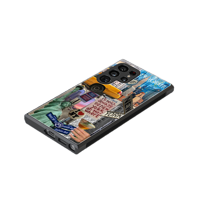 newyorker back phone cover | glass case for samsung galaxy s23 ultra