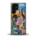 newyorker back phone cover | glass case for samsung galaxy s25 ultra