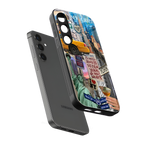 newyorker back phone cover | glass case for samsung galaxy s25 plus