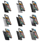 Durable Glass Back Mobile Case for iPhone, Samsung, OnePlus, Google Pixel, Redmi, Vivo, Oppo