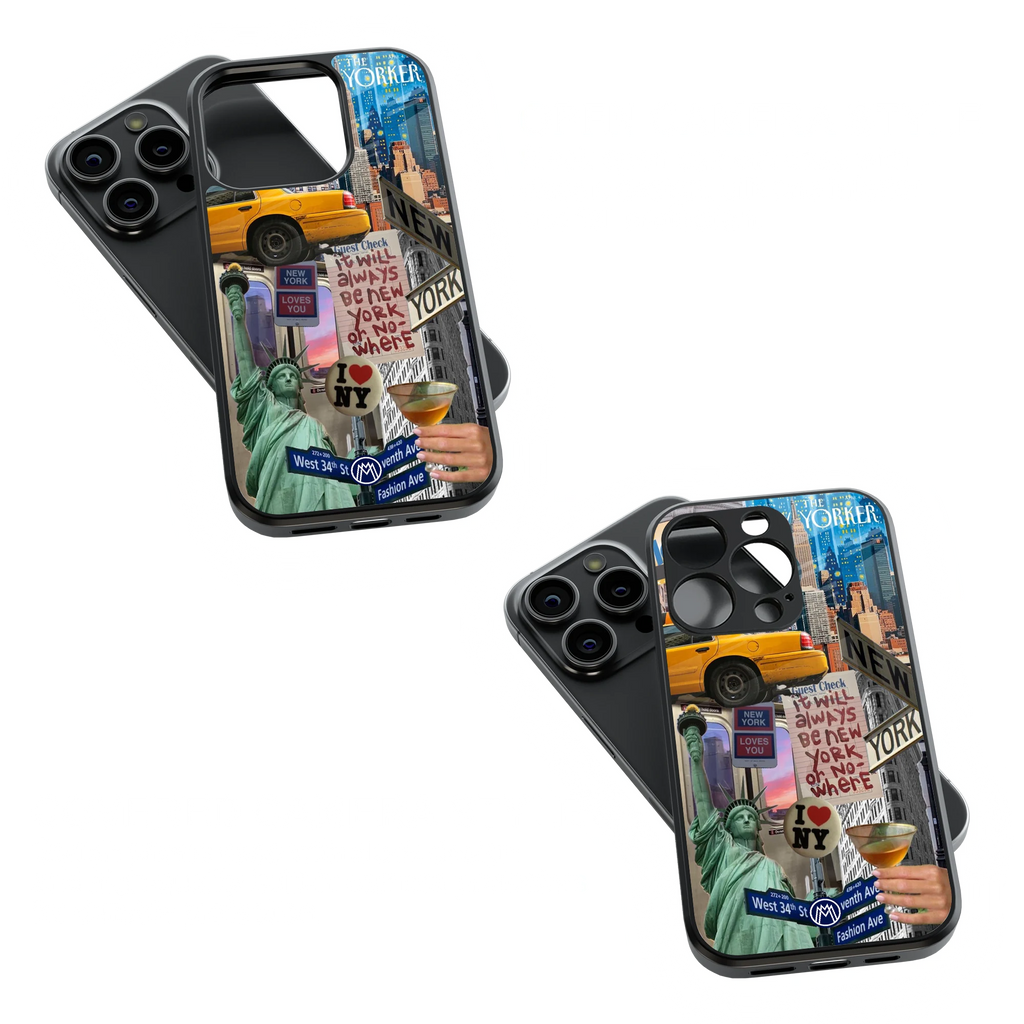 Trendy Glass Back Mobile Case for iPhone, Samsung, Redmi, OnePlus, Google Pixel, Motorola