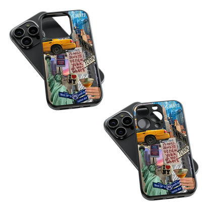 Trendy Glass Back Mobile Case for iPhone, Samsung, Redmi, OnePlus, Google Pixel, Motorola