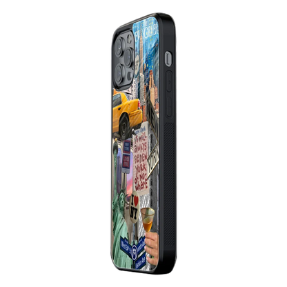 Slim Glass Back Phone Case for Multiple Brands – iPhone, Samsung, Redmi, OnePlus, Oppo, Vivo
