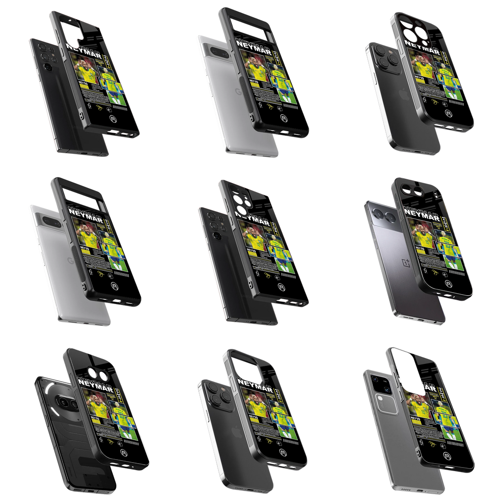 Durable Glass Back Mobile Case for iPhone, Samsung, OnePlus, Google Pixel, Redmi, Vivo, Oppo