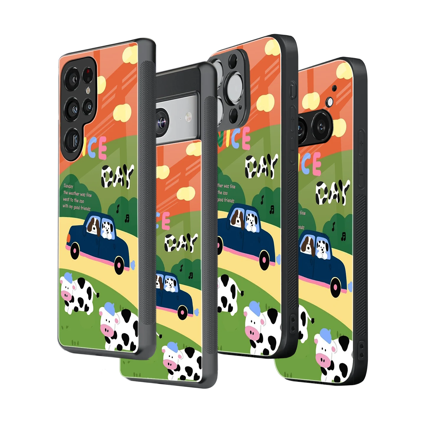 Stylish Glass Back Case for All Smartphones iPhone, Samsung, OnePlus, Pixel, Redmi, Oppo, Vivo, Motorola