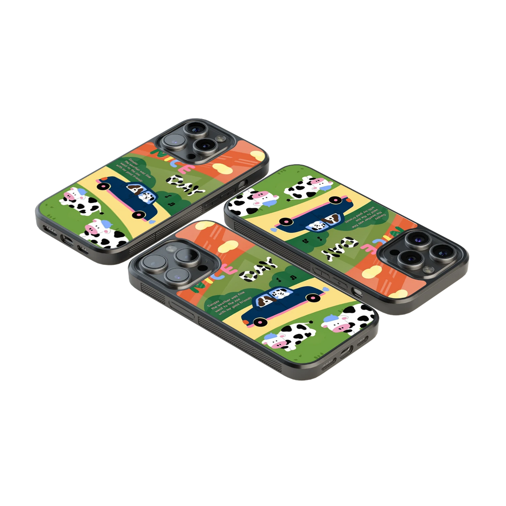 Luxury Glass Back Mobile Cover for iPhone, Samsung Galaxy, OnePlus, Pixel, Redmi & More