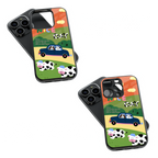 Trendy Glass Back Mobile Case for iPhone, Samsung, Redmi, OnePlus, Google Pixel, Motorola