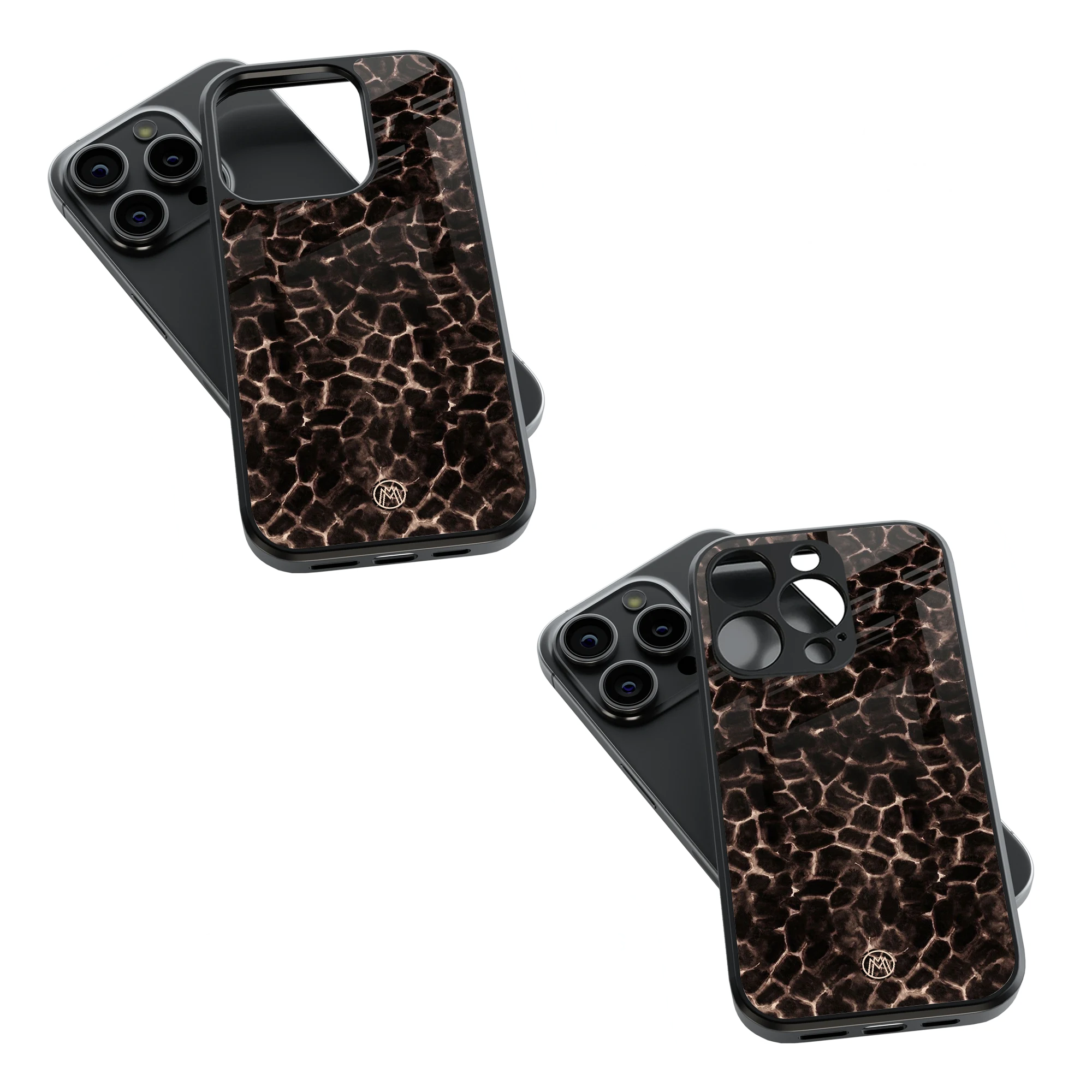 Trendy Glass Back Mobile Case for iPhone, Samsung, Redmi, OnePlus, Google Pixel, Motorola