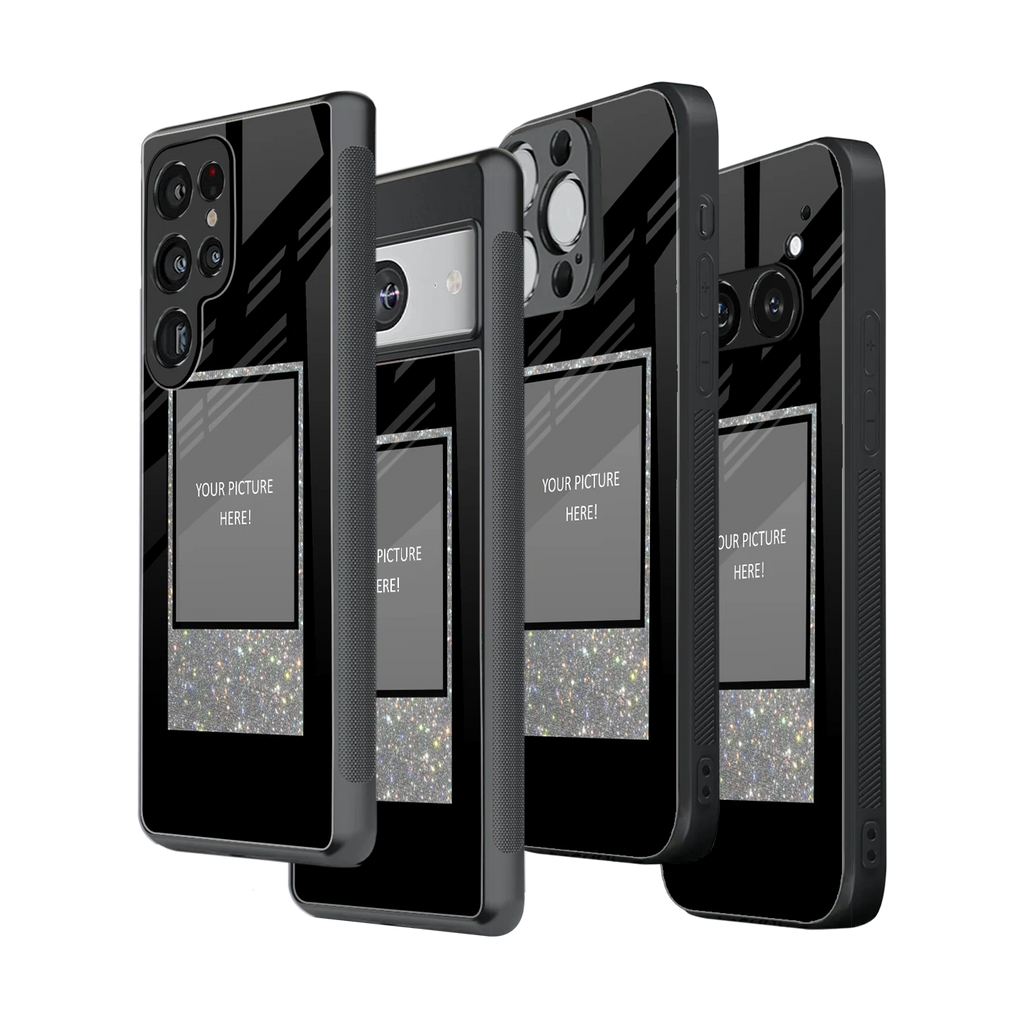 Polaroid Personalised Glass Phone Case