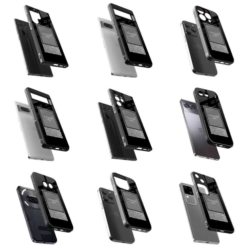 Polaroid Personalised Glass Phone Case