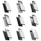 Durable Glass Back Mobile Case for iPhone, Samsung, OnePlus, Google Pixel, Redmi, Vivo, Oppo