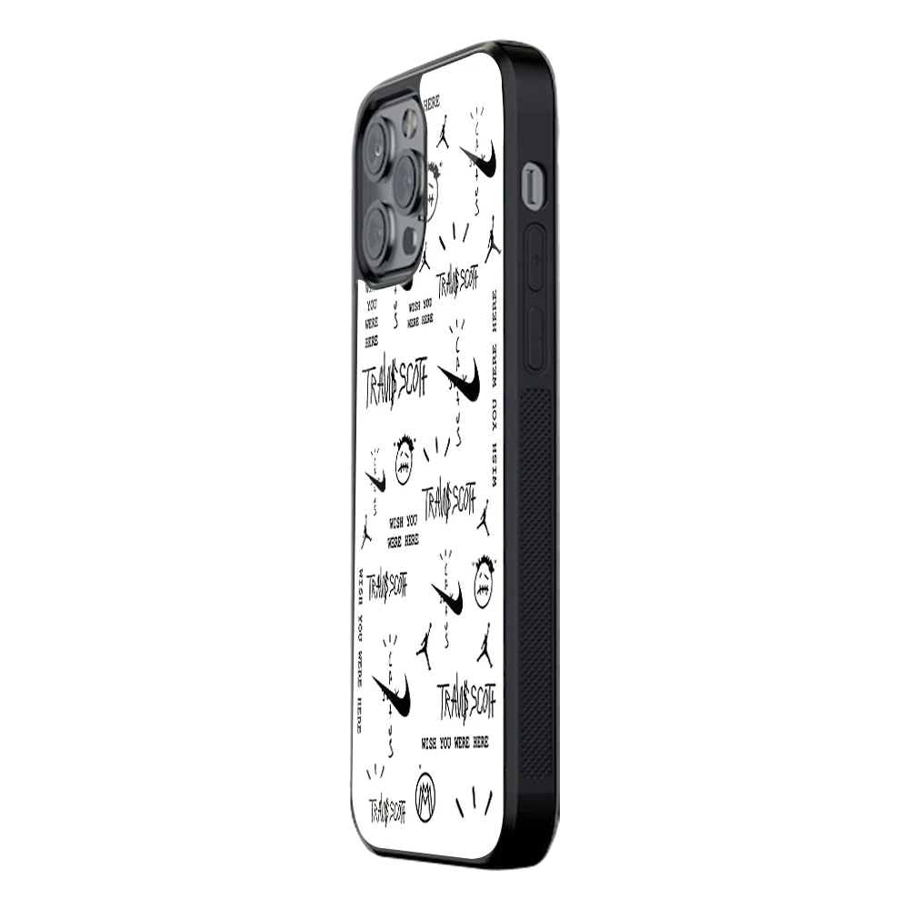 Slim Glass Back Phone Case for Multiple Brands iPhone, Samsung, Redmi, OnePlus, Oppo, Vivo