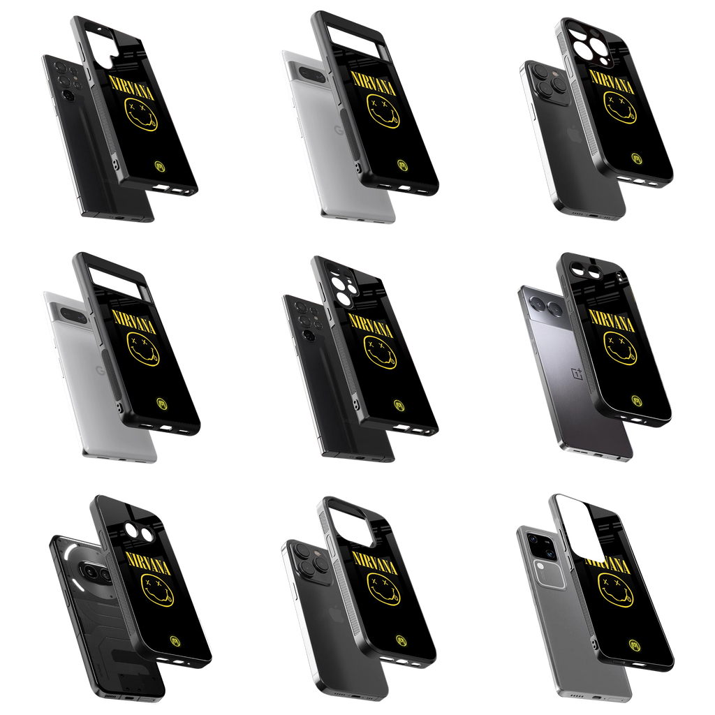 Durable Glass Back Mobile Case for iPhone, Samsung, OnePlus, Google Pixel, Redmi, Vivo, Oppo