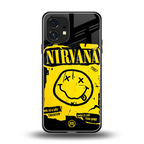 nirvana yellow back phone cover | glass case for nothing phone 1