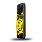 nirvana yellow back phone cover | glass case for nothing phone 1
