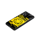 nirvana yellow back phone cover | glass case for nothing phone 1