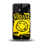 nirvana yellow back phone cover | glass case for nothing phone 2